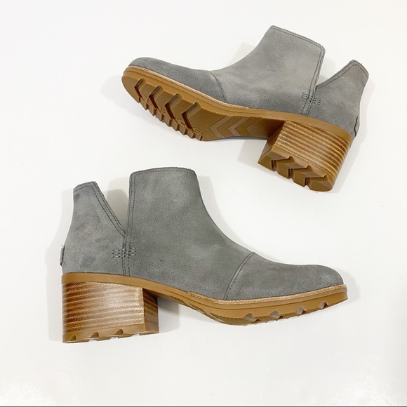 Sorel Shoes | New Sorel Cate Cut Out Waterproof Leather Bootie | Poshmark
